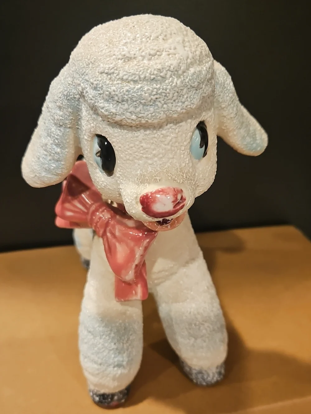 Vintage 1950's Ceramic Lamb Planter